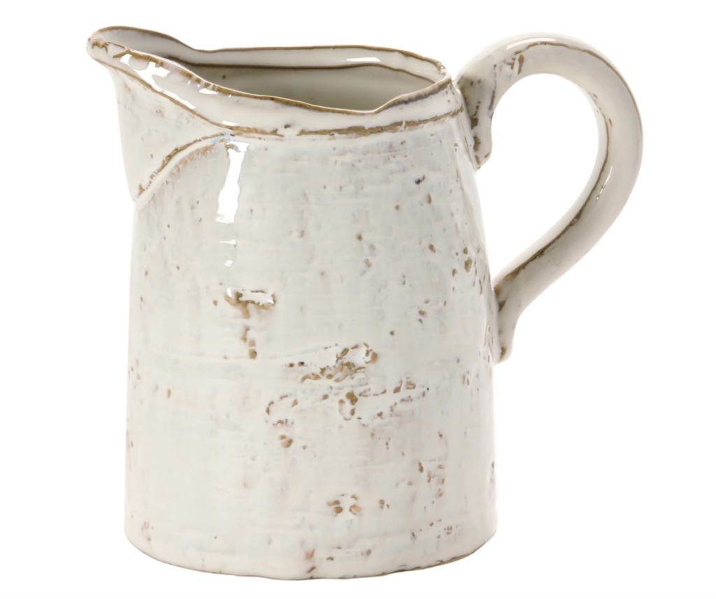 rustic pitcher